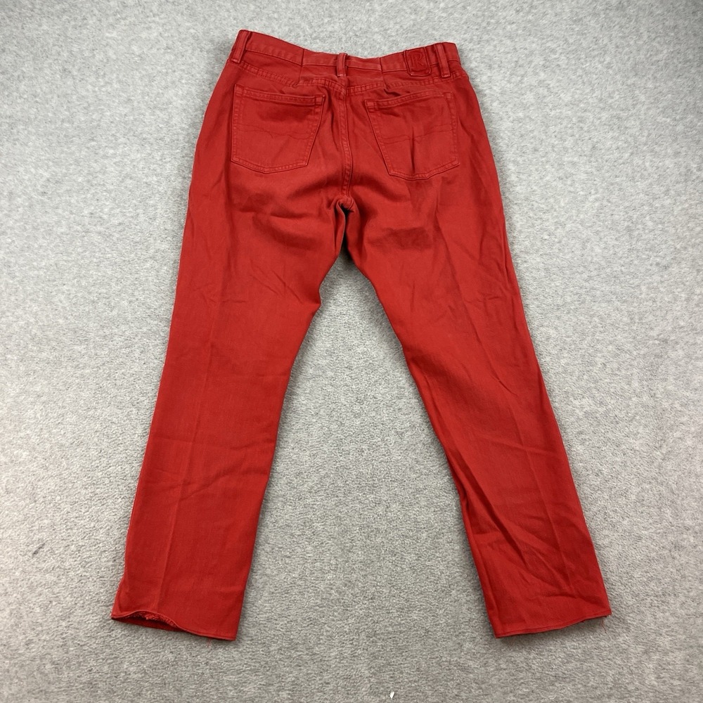 Ralph Lauren Sport Pants Women's Size 31 Red Stretch Jeans Vintage 27" Inseam